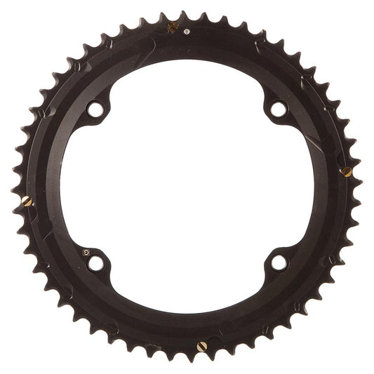 Campagnolo Record 12 Chainring Teeth: 52 Speed: 12 BCD: 145 Bolts: 4 Outer Aluminum Black FC-RE952