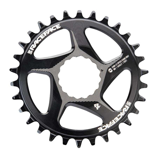 RaceFace Narrow Wide Direct Mount CINCH Aluminum Chainring - Shimano 12-Speed requires Hyperglide+ compatible chain 30t BLK