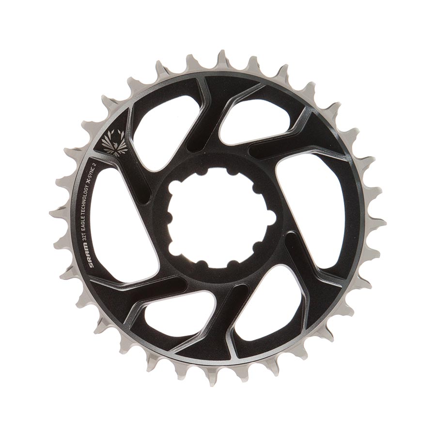 SRAM Eagle Chainring Teeth: 32 Speed: 11/12 BCD: Direct Mount Aluminum Lunar/Polar Grey 6mm