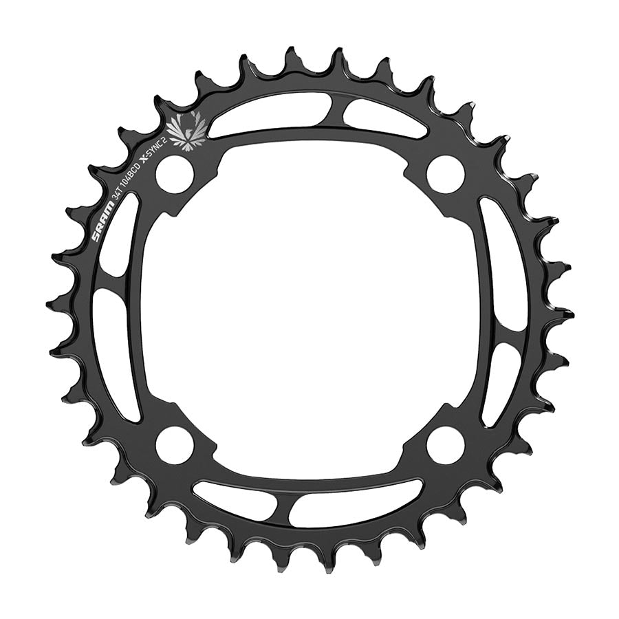 SRAM X-Sync 2 Steel Eagle Chainring - 34T 104mm Bolt Circle Diameter Black