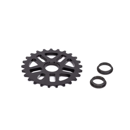 Eclat Abyss Chainring Teeth: 25 6061-T6 Aluminum Black