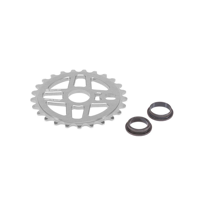 Salt, Pro, Chainring, Teeth: 25, 6061-T6 Aluminum, Silver