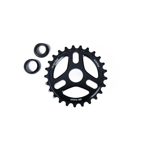 Salt Plus Trident Chainring Teeth: 28 6061-T6 Aluminum Black