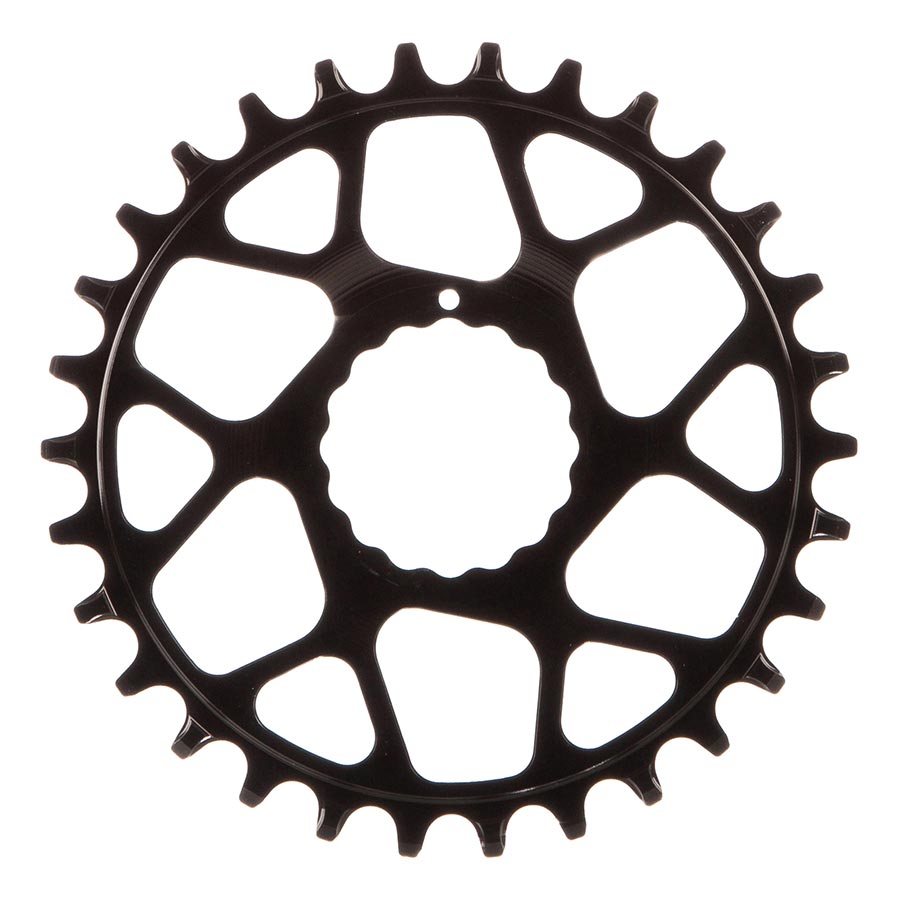 Works Components RF Cinch Chainring Teeth: 30 Speed: 11/12 BCD: Direct Mount Cinch Front 7075-T6 Aluminum Black