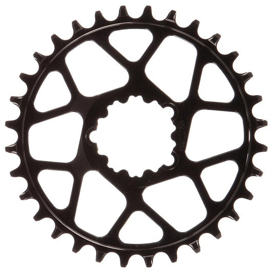 Works Components SRAM GXP Direct Mount Chainring Teeth: 32 Speed: 12 BCD: Direct Mount SRAM 3 Bolt Front 7075-T6 Aluminum Black