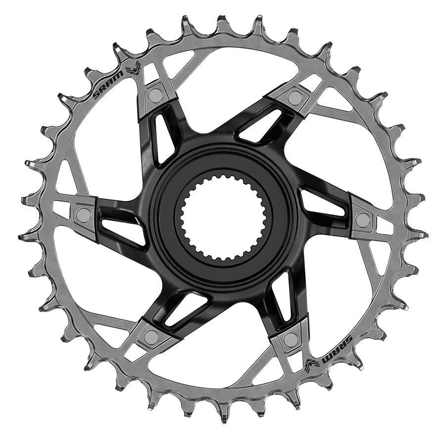 SRAM Bosch DU38 XX T-Type Chainring Teeth: 34 Speed: 12 BCD: Direct Mount Bosch DU38 Steel Black