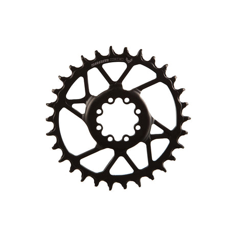 SRAM, S1000 Steel 8 Bolt, Chainring, Teeth: 30, Speed: 12, BCD: Direct Mount, Bolts: 8, Steel, Black
