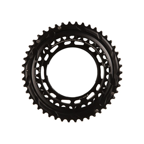 SRAM, Force E1 2x Thread Mount, Chainring, Teeth: 46/33, Speed: 12, BCD: Thread Mount, Black