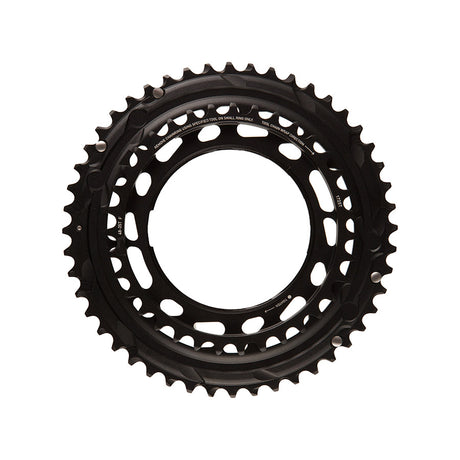 SRAM, Force E1 2x Thread Mount, Chainring, Teeth: 46/33, Speed: 12, BCD: Thread Mount, Black