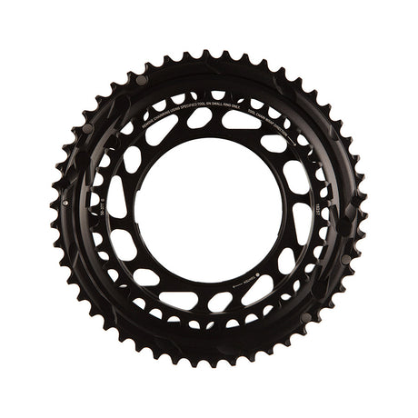 SRAM, Force E1 2x Thread Mount, Chainring, Teeth: 46/33, Speed: 12, BCD: Thread Mount, Black