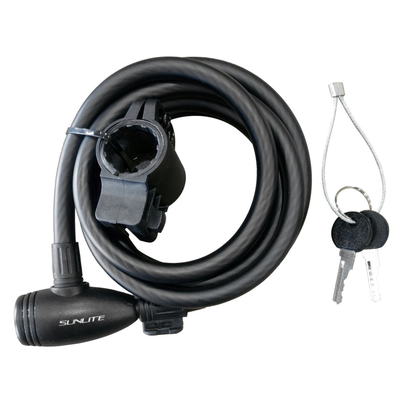 Sunlite Integrated Keyed-A-Like Cable 12mm 6`/183cm Keyed Alike Blk Included #2