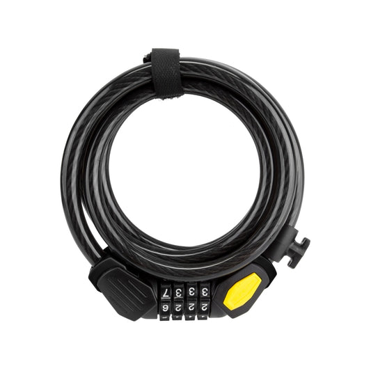 Sunlite Defender Combo Cable Lock 12mm 6`/183cm Combo Blk Included