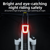 ROCKBROS Compact Red Helmet Light TT30-WD