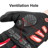 Cycling Gloves Full Finger with Gel Padded Shock Absorbing, Touch Screen Anti Slip