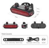 ROCKBROS Frog Style Bike Tail Light