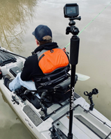 YakAttack BOOMSTICK PRO™ CAMERA MOUNT, Includes 1/4-20 Mount and GoPro Mount