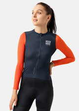 【ROAD TO SKY】 ROCKBROS Cycling Clothes Women's Long-Sleeved Jersey Summer Mountain Road Bicycle Sportswear