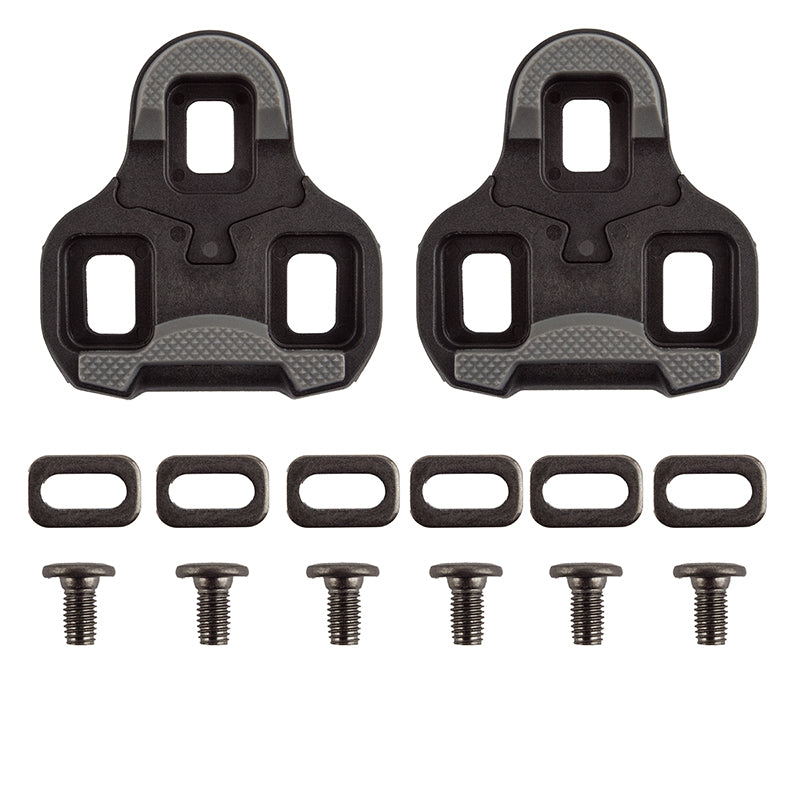 Origin8 Split 4.5 KEO Compatible Cleats  Black/Grey Look Keo 4.5° Float