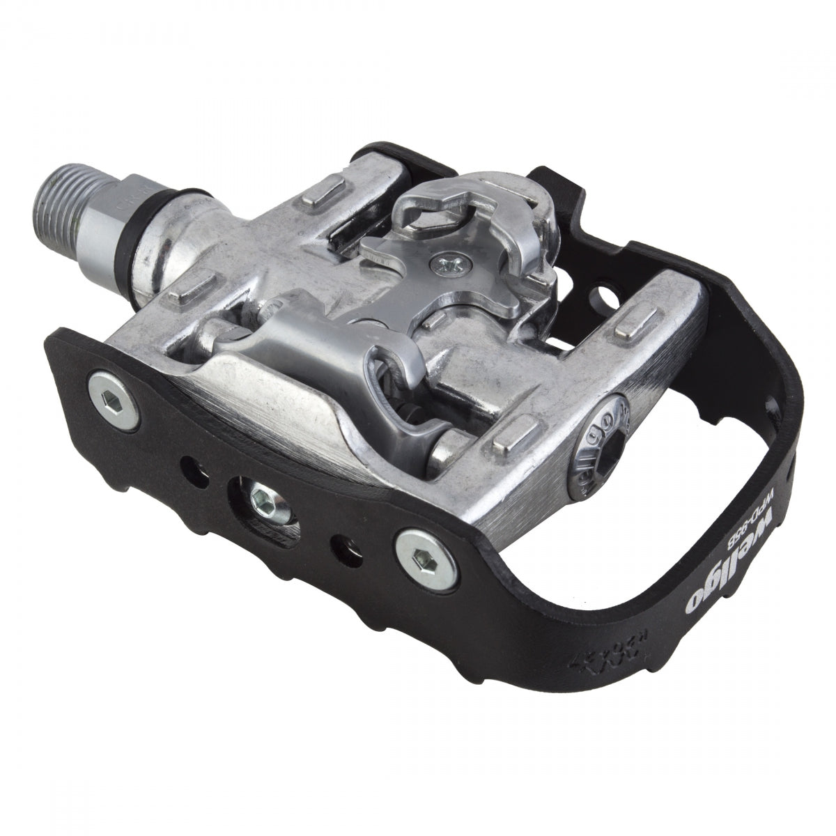 PEDALS WELLGO MTB 95B 1-SIDE CLPLES SL/BK 9/16