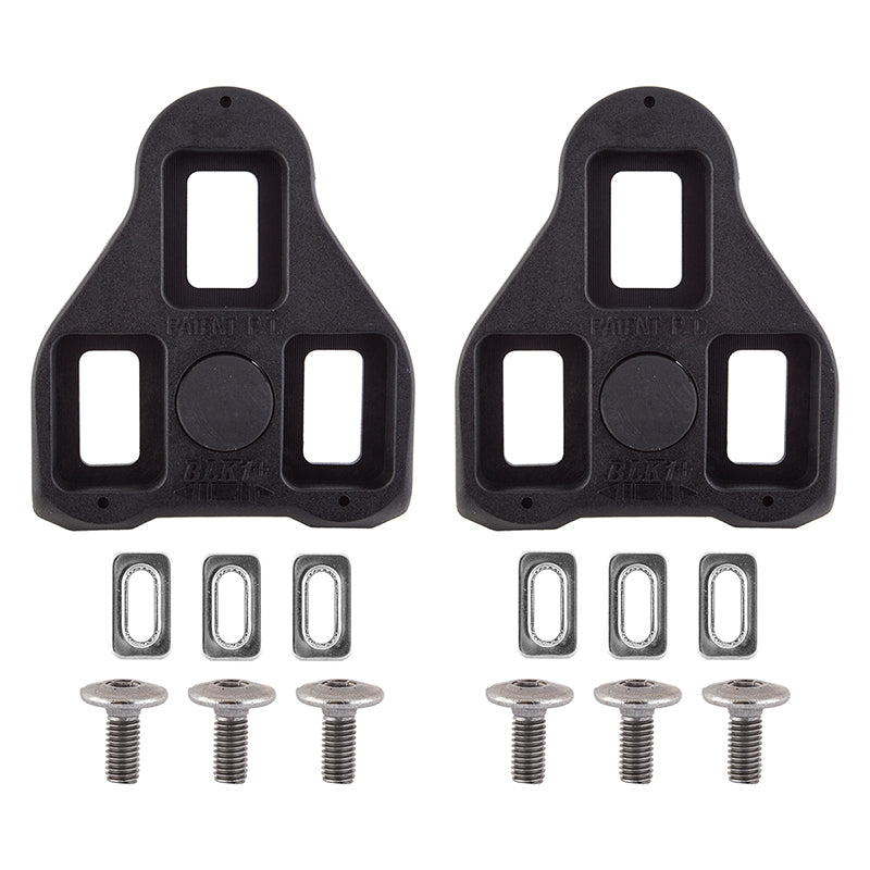 Exustar BLK 1 Look Delta Cleats Fixed Black