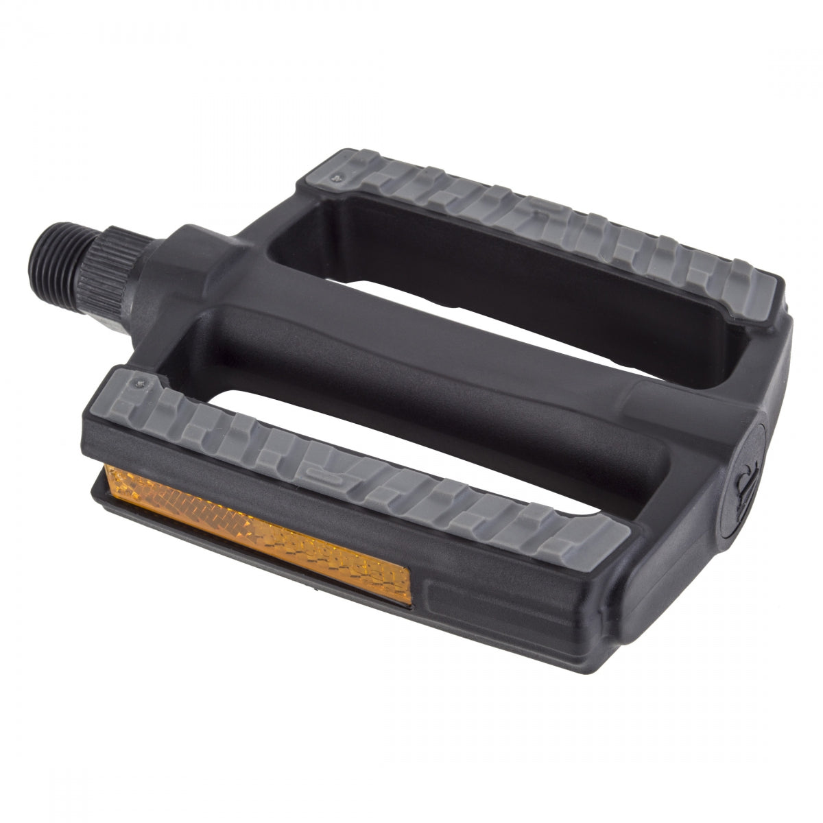 PEDALS SUNLT PLATFORM HAWTHORNE BK/GY 9/16 w/RUBBER