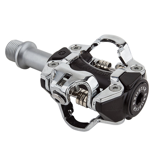 Exustar PM211 MTB Pedals 9/16` Loose Ball Black/Silver SPD