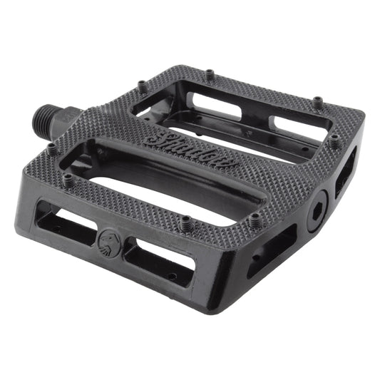 The shadow conspiracy Metal Pedal Sealed 9/16` Sealed Black Extra Pins Alloy 105x100mm