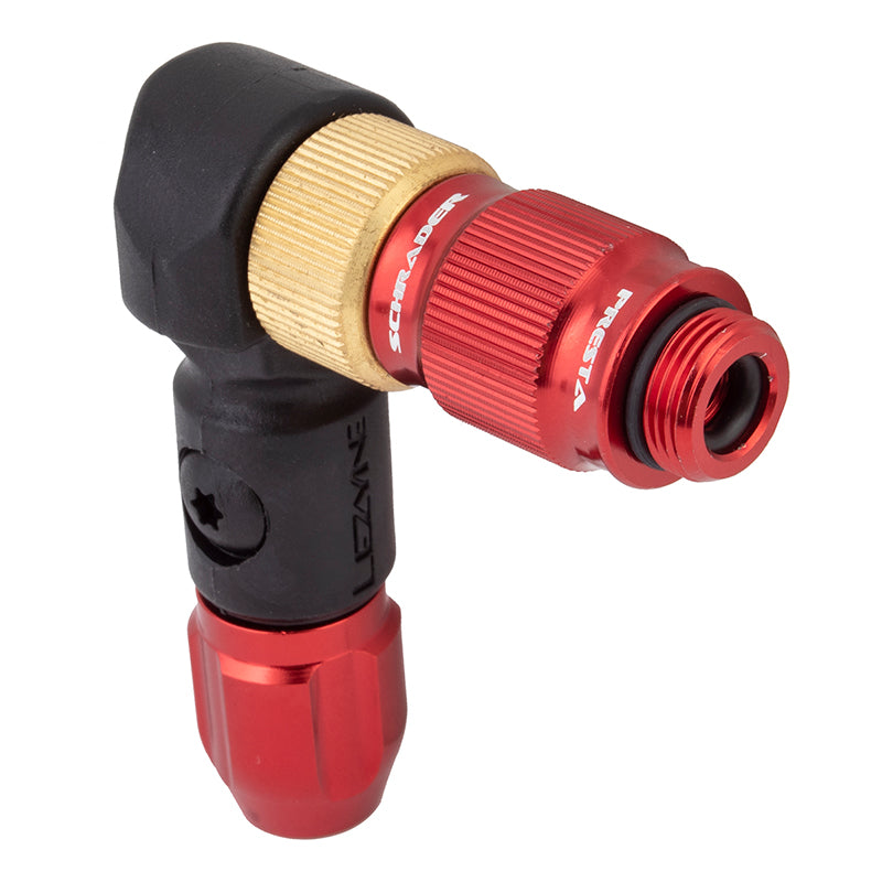 Lezyne ABS-1 Pro HP Pump Chuck Head: Red