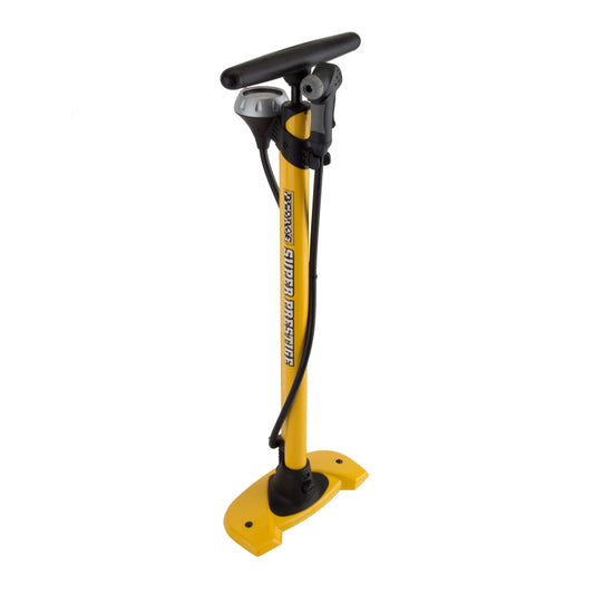 Pedros Super Prestige Floor Pump Yellow