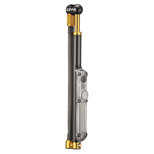 Lezyne Digital Shock Drive Pump 350 psi with zero-loss chuck head Black/Gold