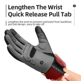 ROCKBRS Winter Gloves Cycling Electric Heated Glove USB Rechargeable Touchscreen