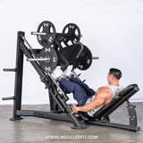 45 Degree Linear Leg Press Machine - Muscle D Fitness - Adjustable Angle Back Pad