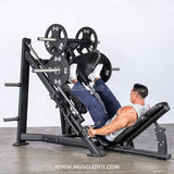 45 Degree Linear Leg Press Machine - Muscle D Fitness - Adjustable Angle Back Pad