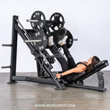 45 Degree Linear Leg Press Machine - Muscle D Fitness - Adjustable Angle Back Pad