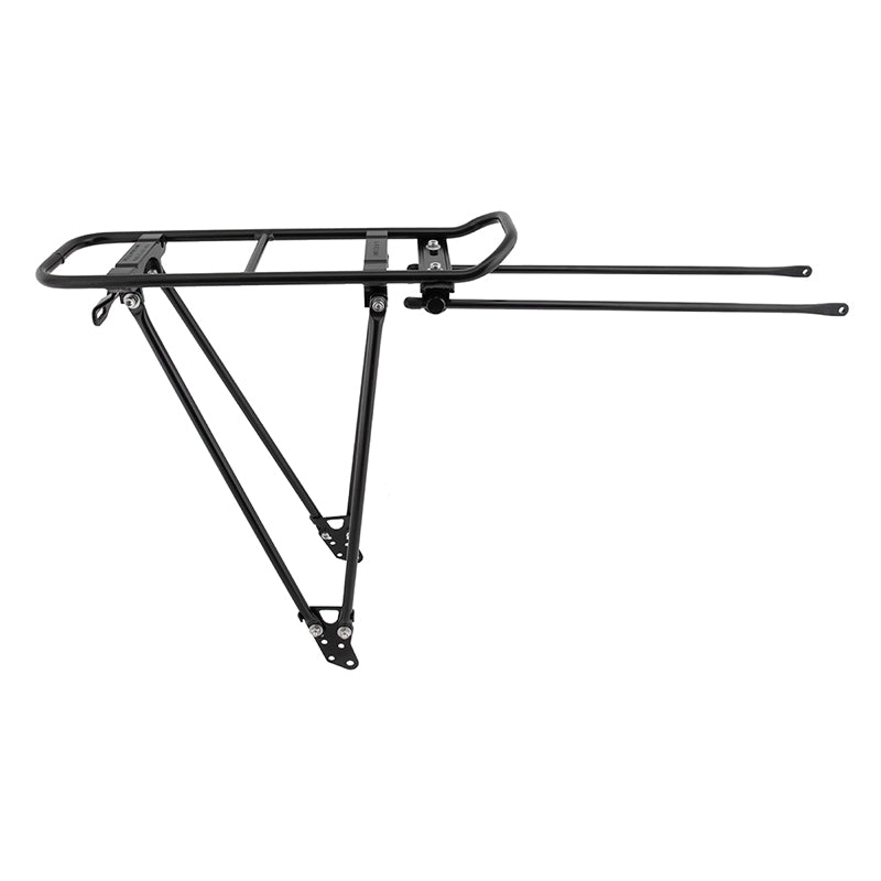 Racktime Foldit 1.0 Adjustable Rack Rear Eyelet Black 372mm SnapIt 1.0
