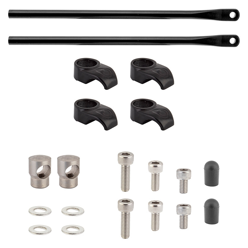 Racktime Mounting Kit  Black Shine Evo