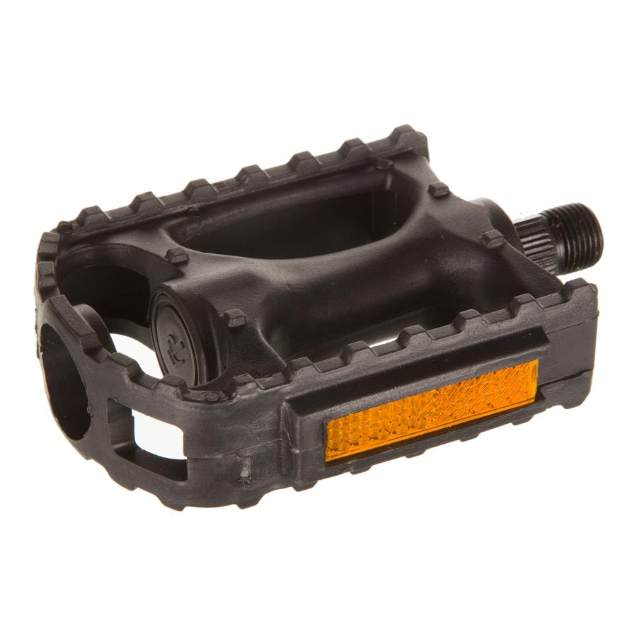 EVO Swivel Resin Pedals Body: Resin Spindle: Steel 1/2 Black Pair