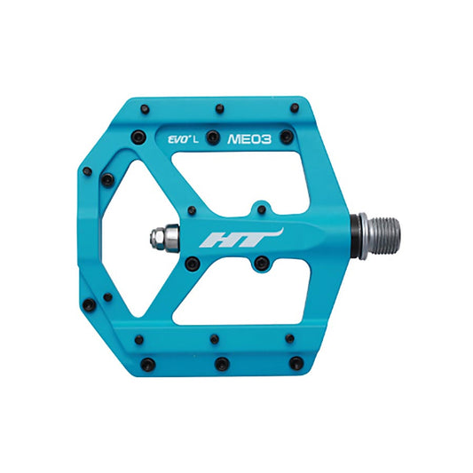 HT Pedals ME03 Evo+ Platform Pedals CrMo - Matte Blue