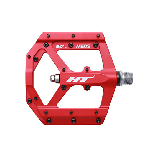 HT Pedals ME03 Evo+ Platform Pedals CrMo - Matte Red