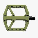 SDG Components, Comp Pedal, Platform Pedals, Body: Composite, Spindle: Cr-Mo, 9/16'', Olive Green