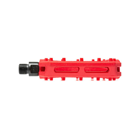 Eclat Slash Platform Pedals Body: Nylon Spindle: Cr-Mo 9/16 Red Pair