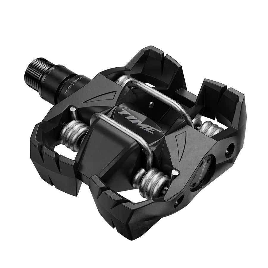 Time MX 4 Pedals - Dual Sided Clipless with Platform Aluminum 9/16" Black B1