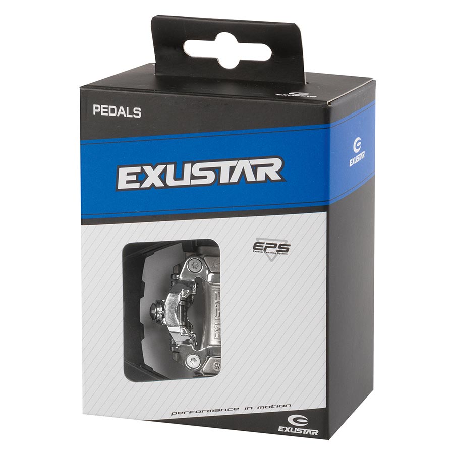 Exustar E-PM825 Pedals Body: Aluminum Spindle: Cr-Mo 9/16 Black
