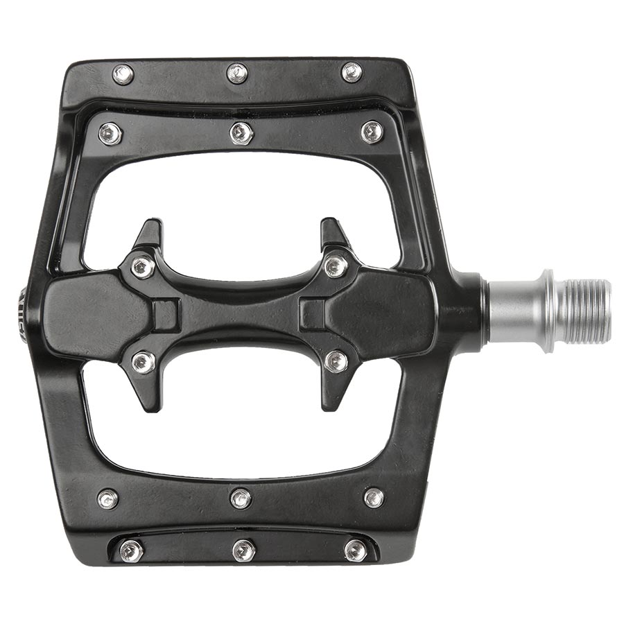 Exustar E-PM820-2 Dual Sided Pedals Body: Aluminum Spindle: Cr-Mo 9/16 Black Pair