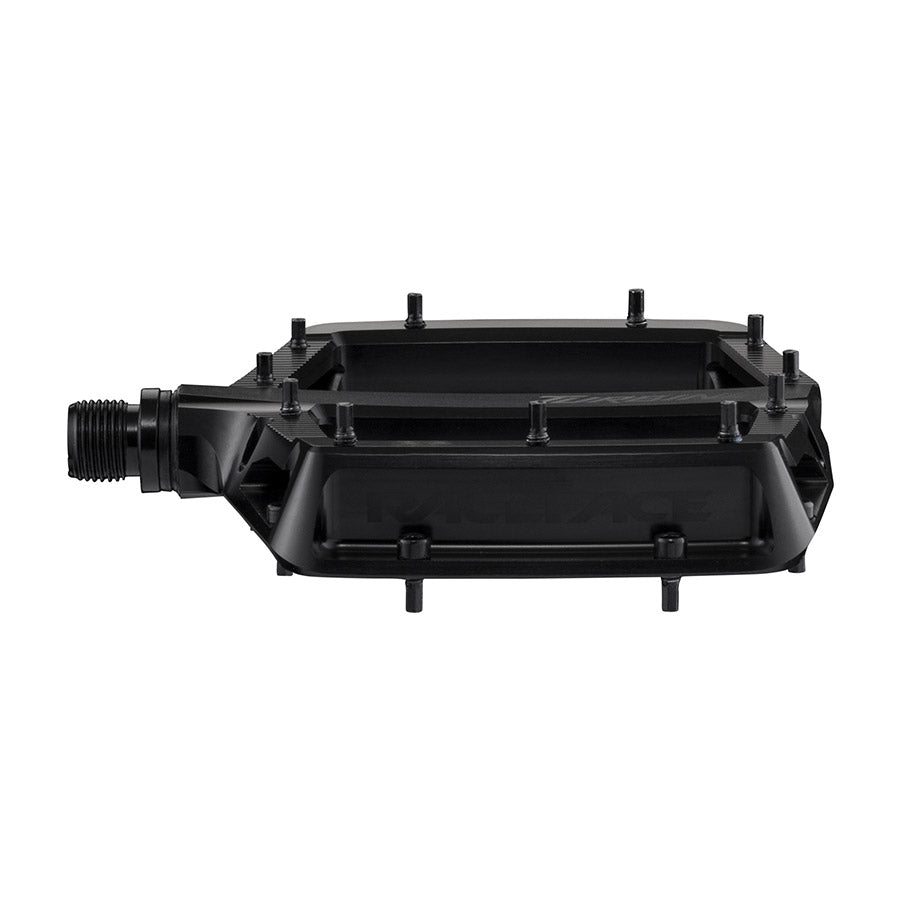 Raceface, Turbine, Platform Pedals, Body: Aluminum, Spindle: Cr-Mo/Steel, 9/16'', Black, Pair