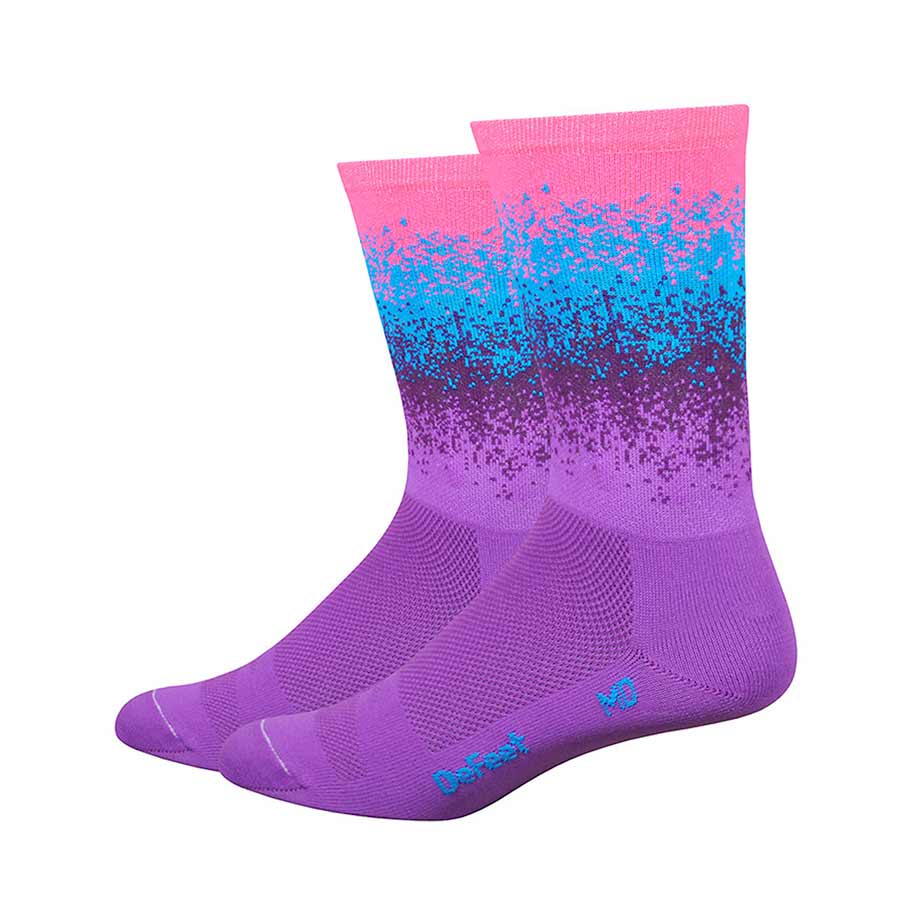 DeFeet Aireator 6" Ombre Socks 7-9 Purple