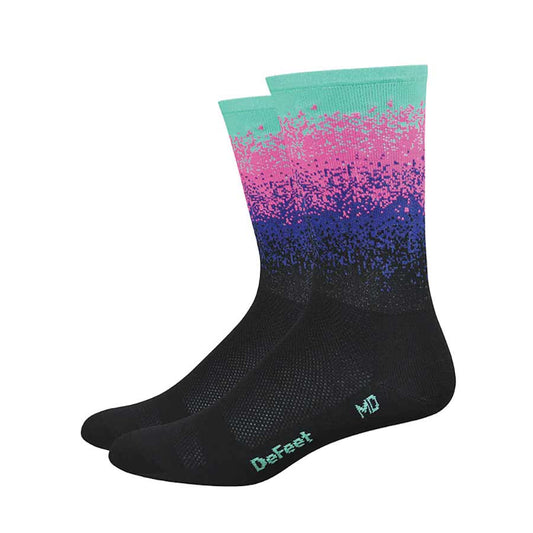 DeFeet Aireator 6" Socks Black/Celeste M