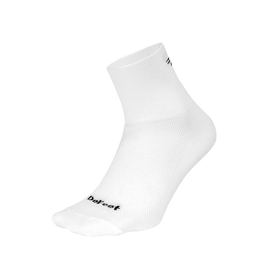 DeFeet Aireator 2-3" Cuff Socks White M Pair