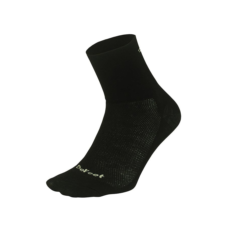 DeFeet Aireator 2-3" Cuff Socks Black M Pair