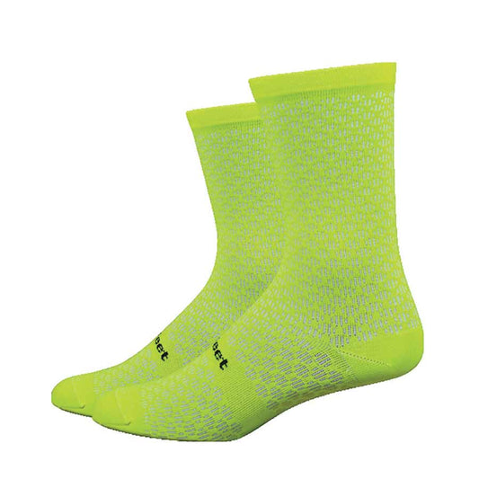 DeFeet Evo 6" Mont Ventoux Socks Hi-Vis Yellow L